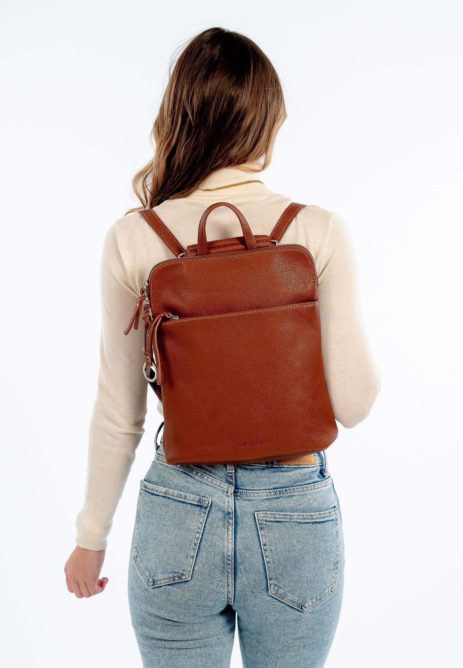 SURI FREY Debby 13606 Rucksack Cognac 33x31x13