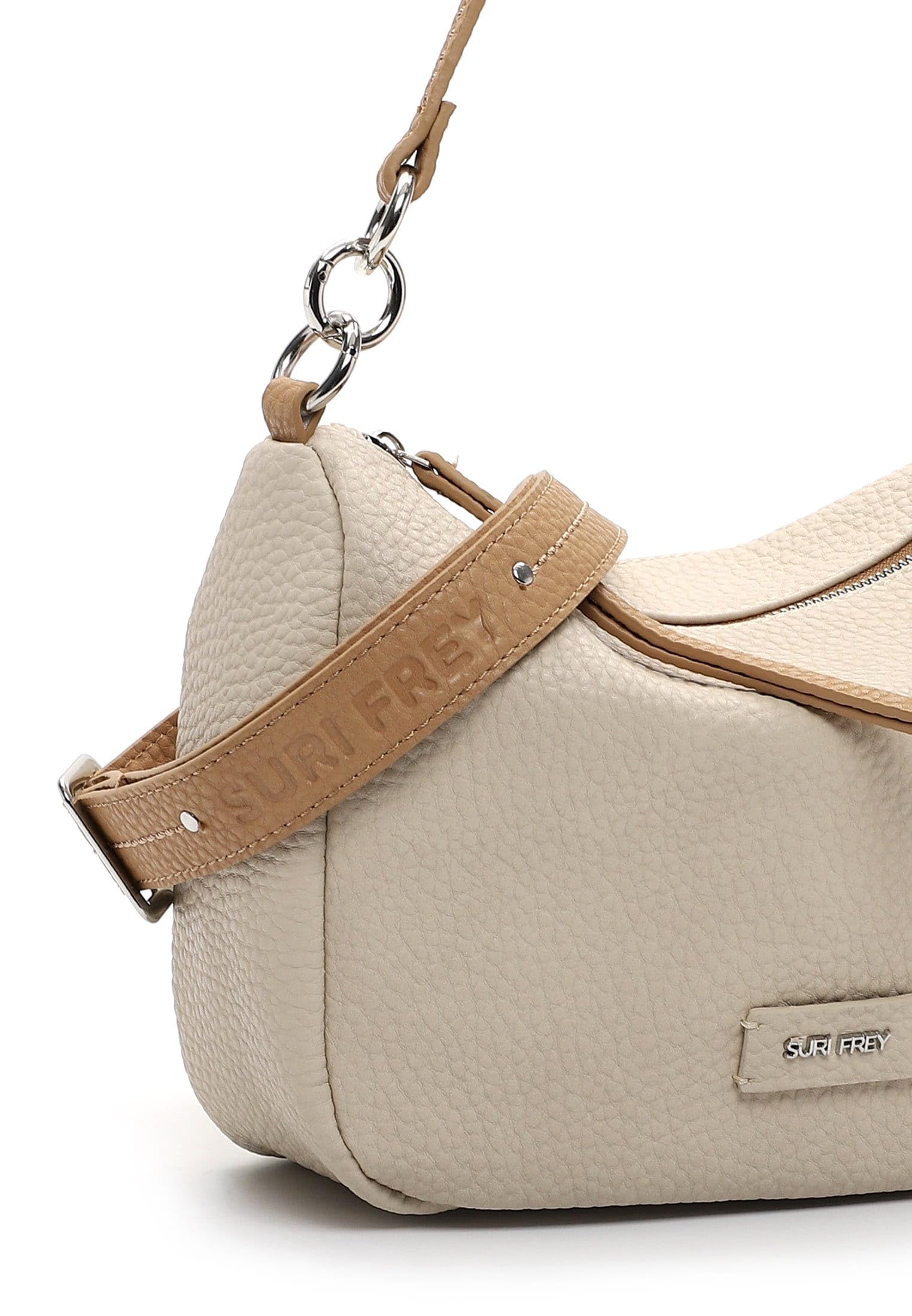 SURI FREY Batty Shoulder Bag Schultertasche Beige Klappe
