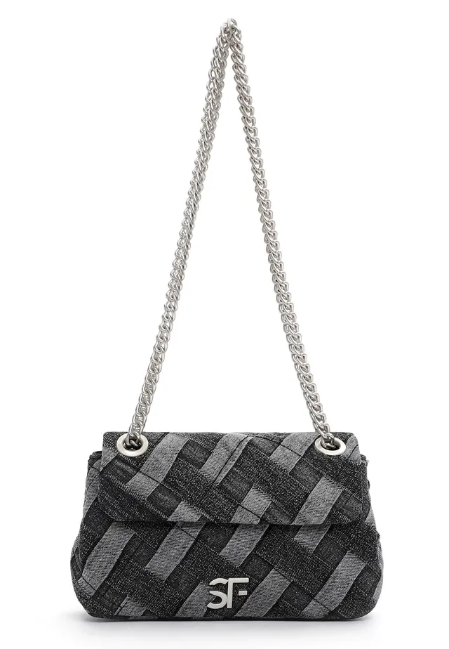 SURI FREY Bethy Shoulder Bag Schultertasche Schwarz Denim