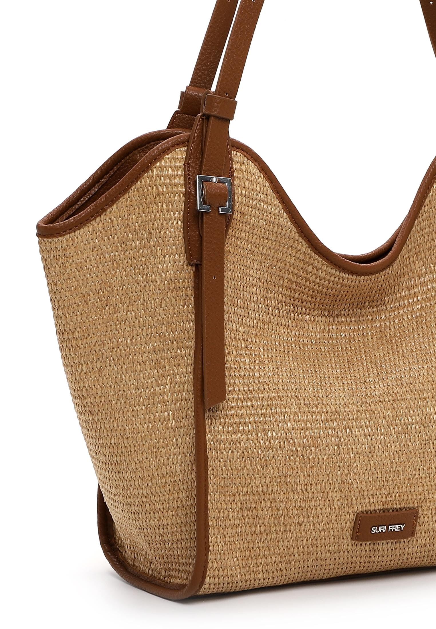 SURI FREY Cady Cityshopper Shopper Sand gewebt