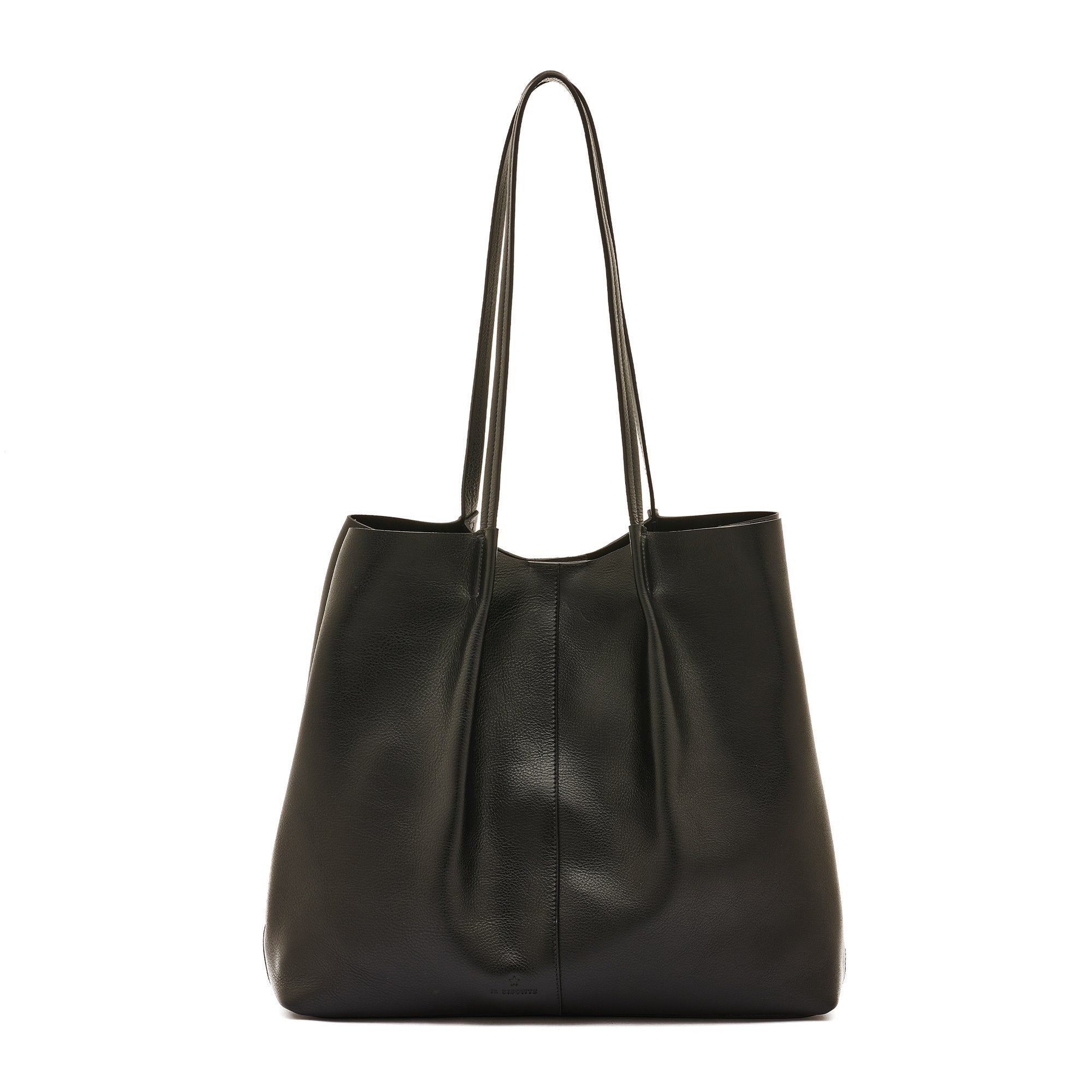 Il Bisonte Nina Shopper Schwarz Vollleder Damen
