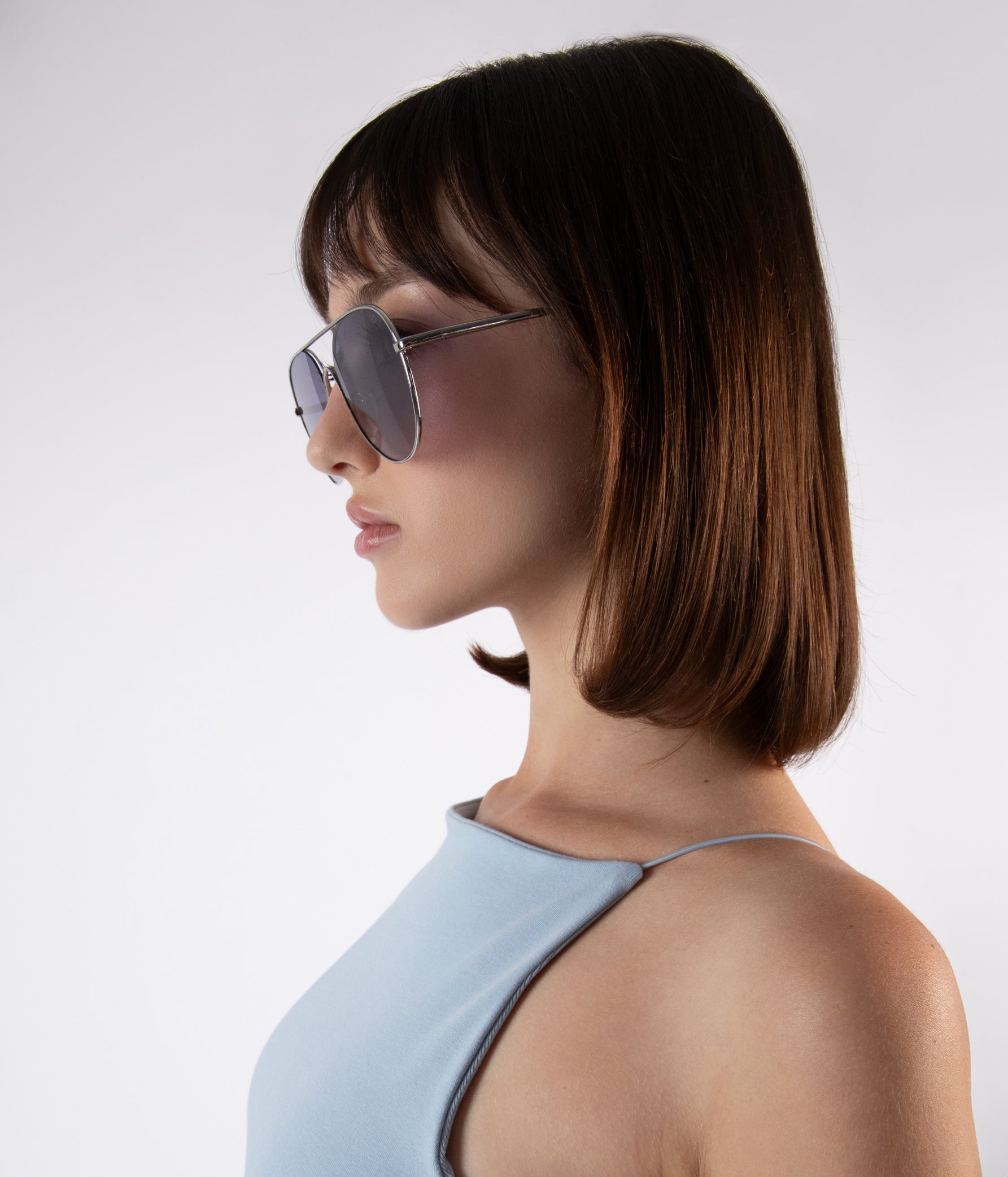 Matt & Nat Kai Aviator Sonnenbrille Schwarz polarisiert
