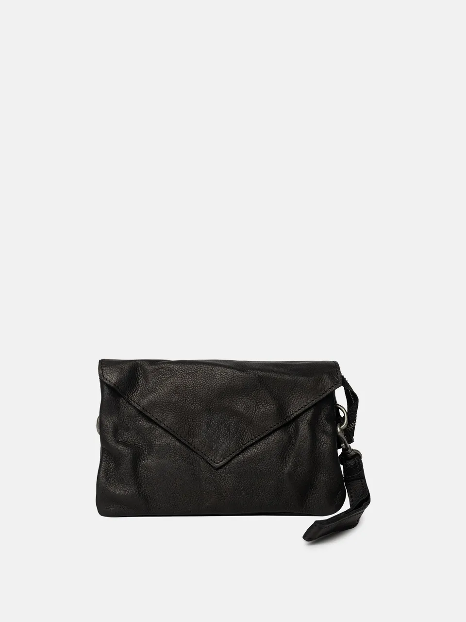 RE:DESIGNED Claire Soft Umhängetasche Schwarz Vollleder