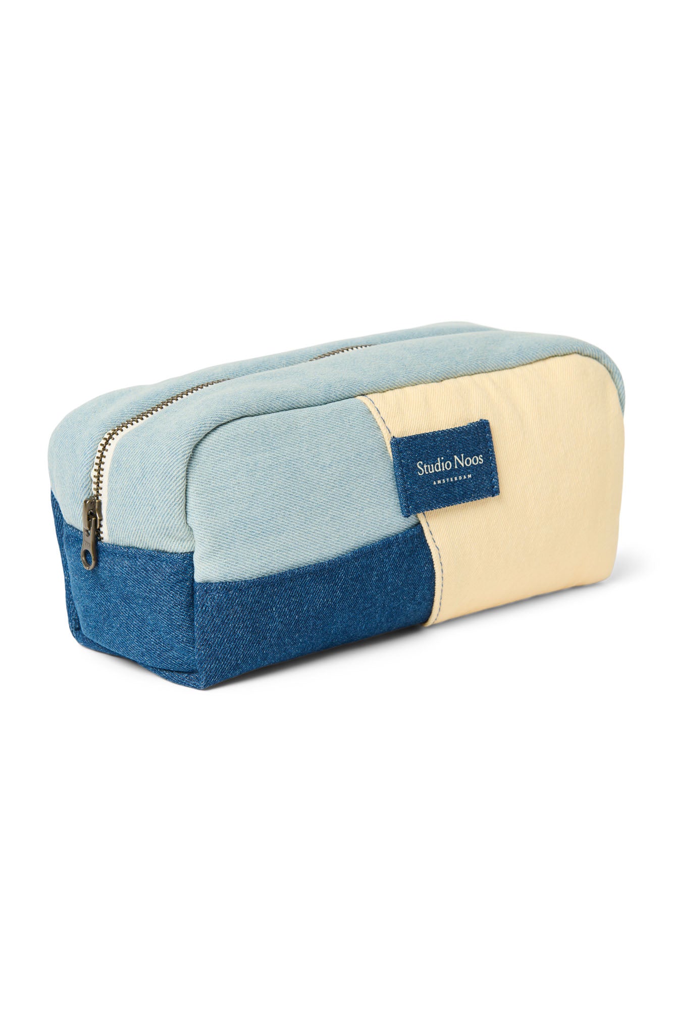 Studio Noos Patchwork Pouch Täschchen Denim