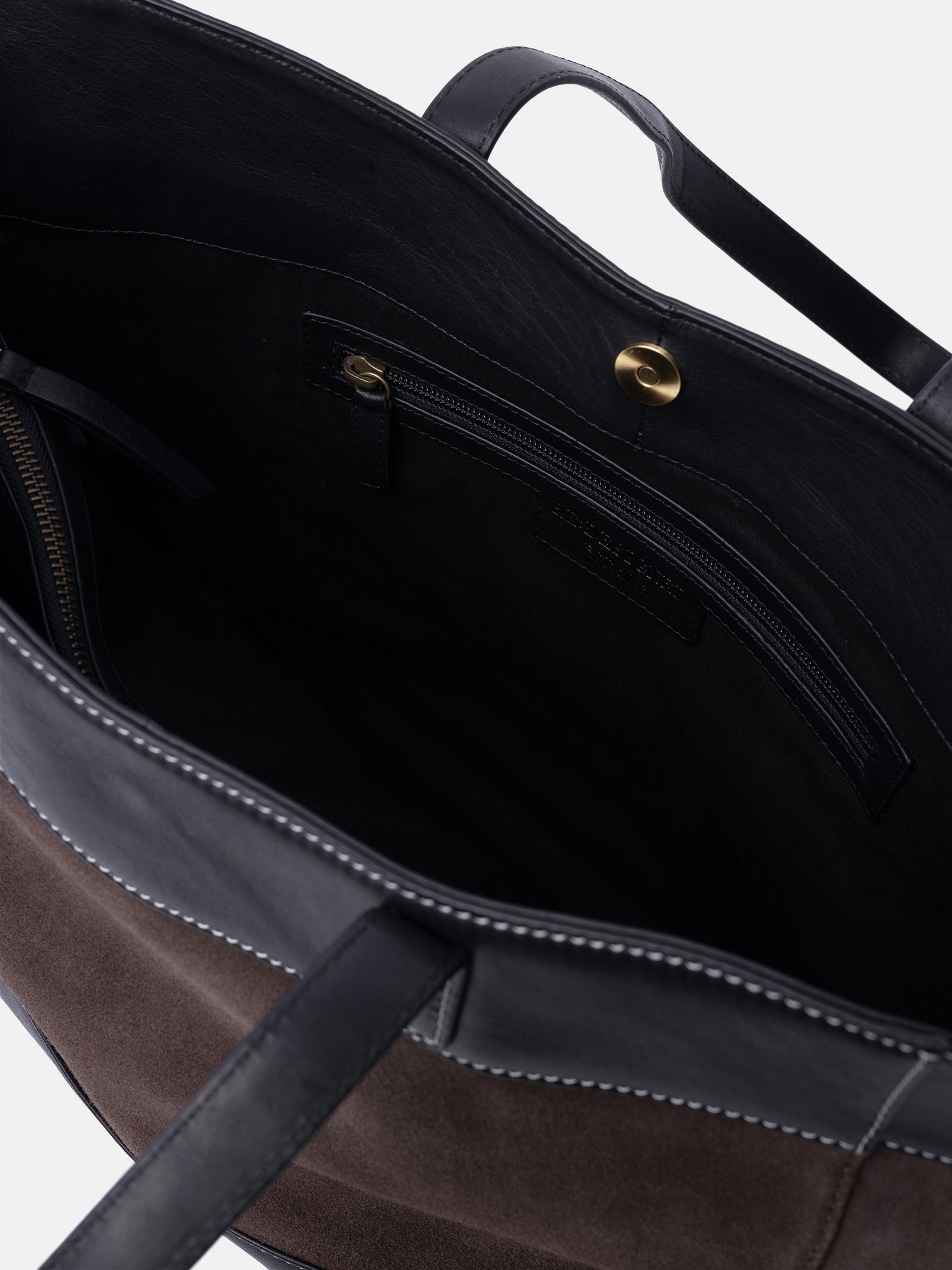 RE:DESIGNED Sol Big 6668 Handtasche Braun Vollleder