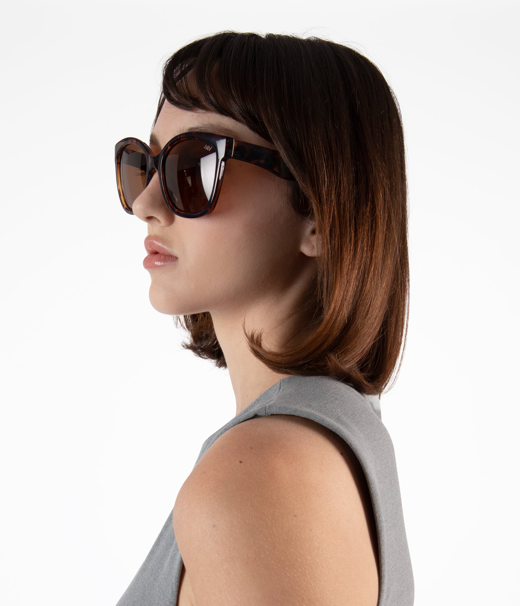 Matt & Nat Clea Wayfarer Sonnenbrille Braun polarisiert