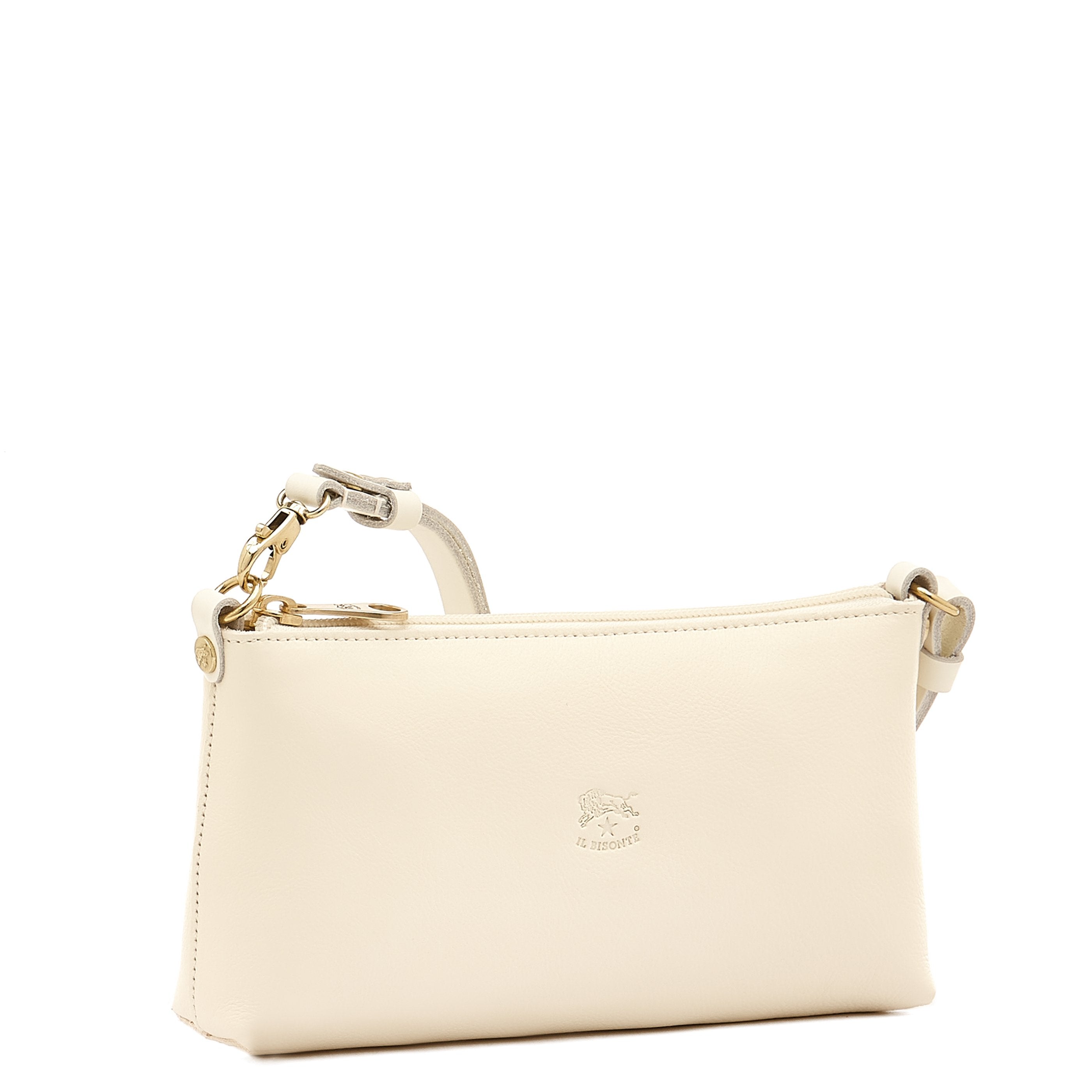 Il Bisonte Salina Schultertasche Vollleder Latte