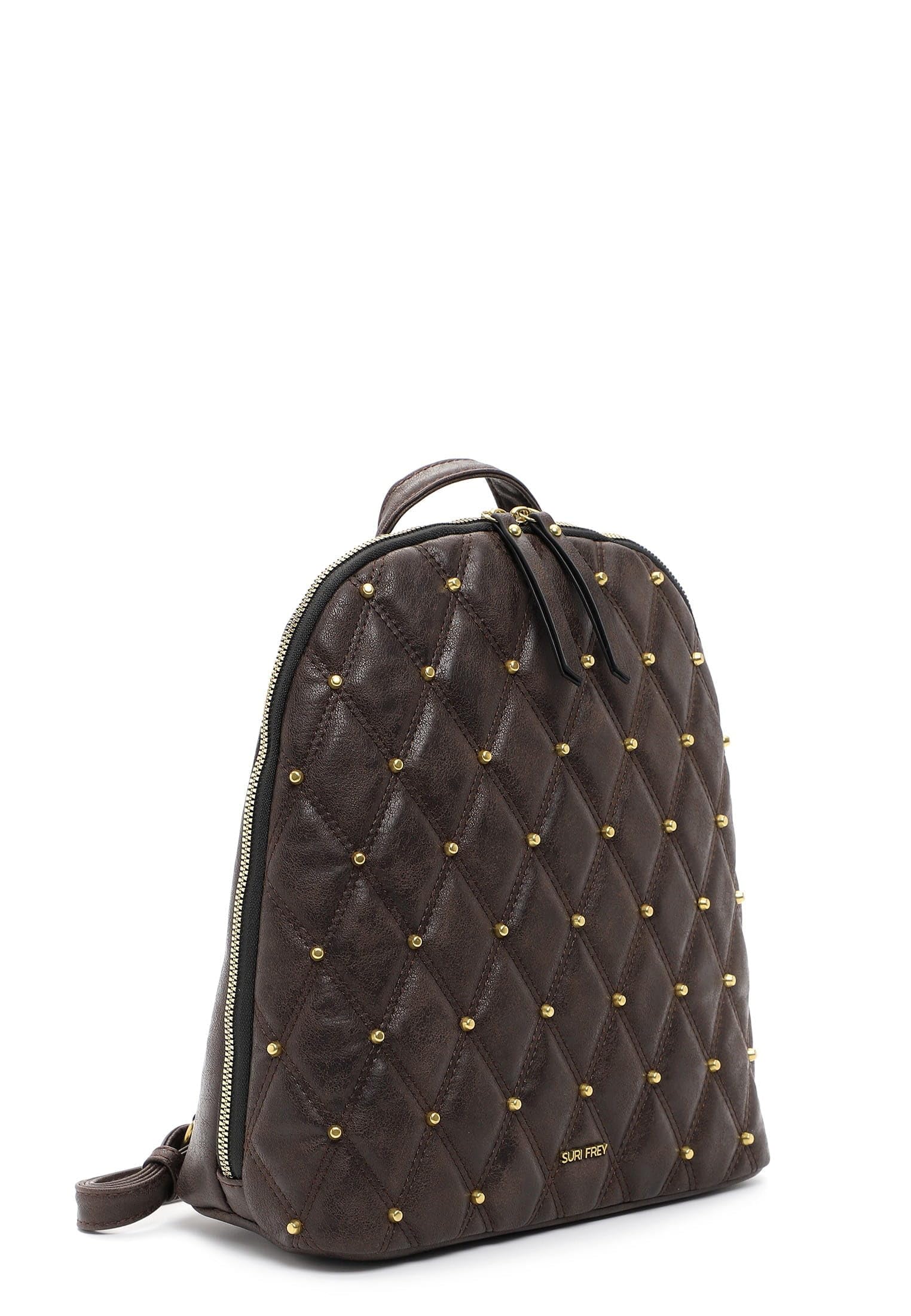 SURI FREY Corey Backpack M Rucksack Braun A4