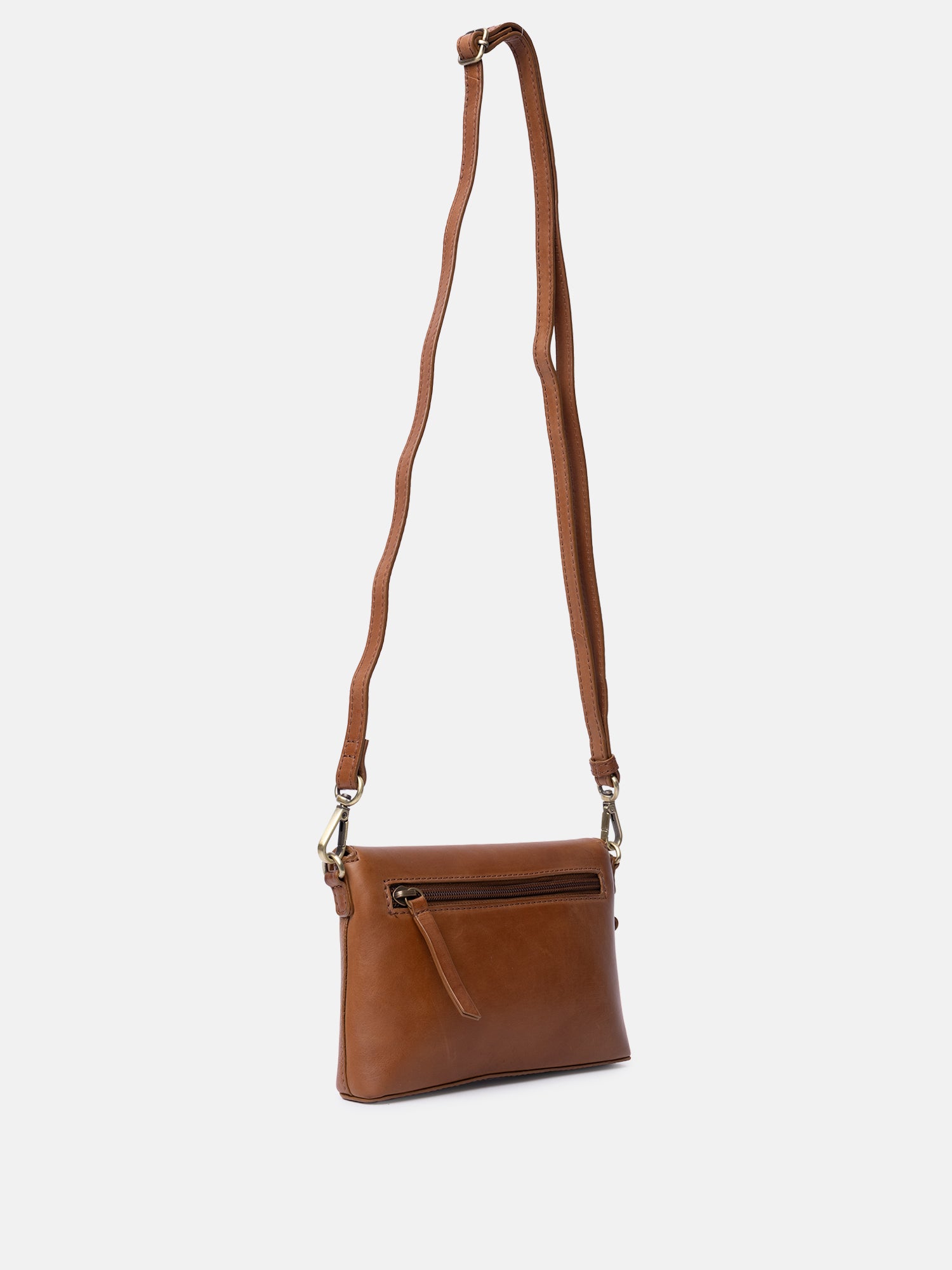 RE:DESIGNED Sonia 6675 Clutch Tan Vollleder