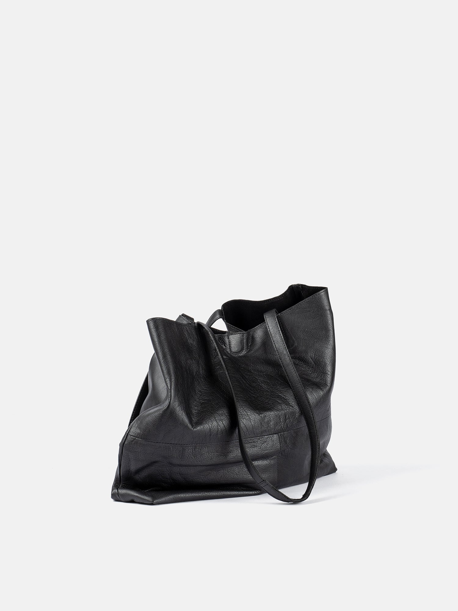 RE:DESIGNED Urban Marlo Shopper Schwarz Vollleder