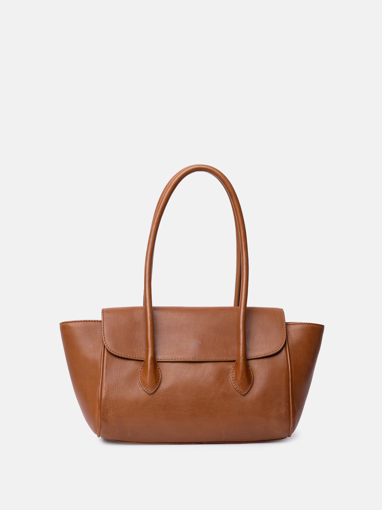 RE:DESIGNED Sisu Small Handtasche Tan Vollleder