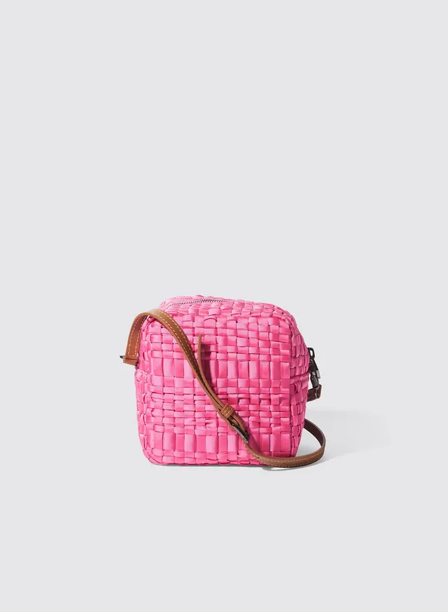 Maria la Rosa Cube Mini Bag Fuchsia Handtasche