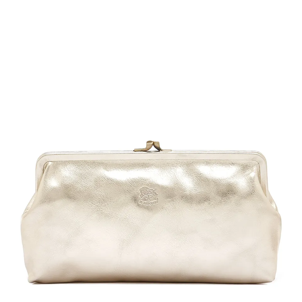 Il Bisonte Manuela Pochette Platino Vollleder