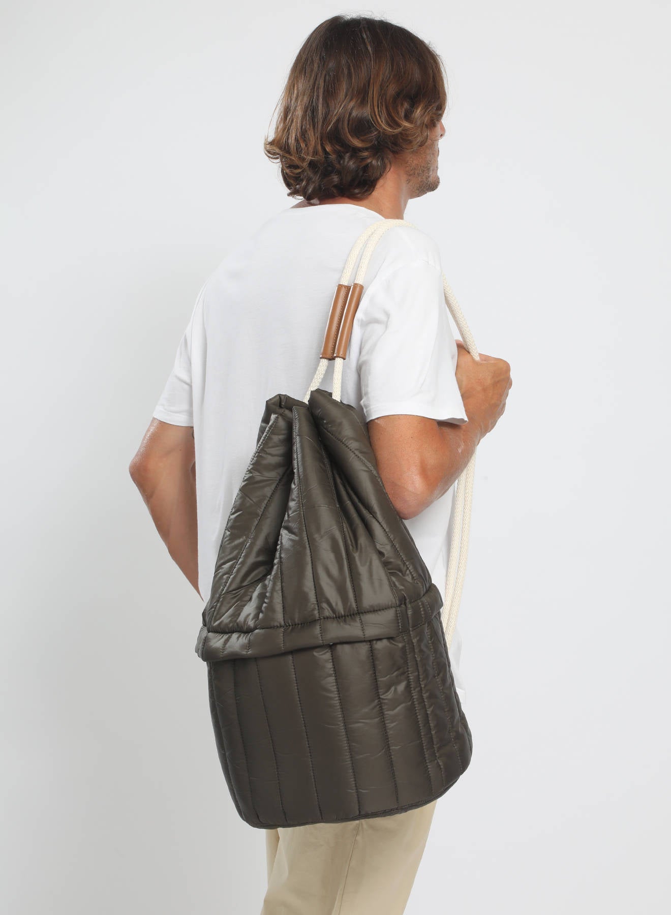 Maria la Rosa North Puff Rucksack Brown Stepp-Oversize