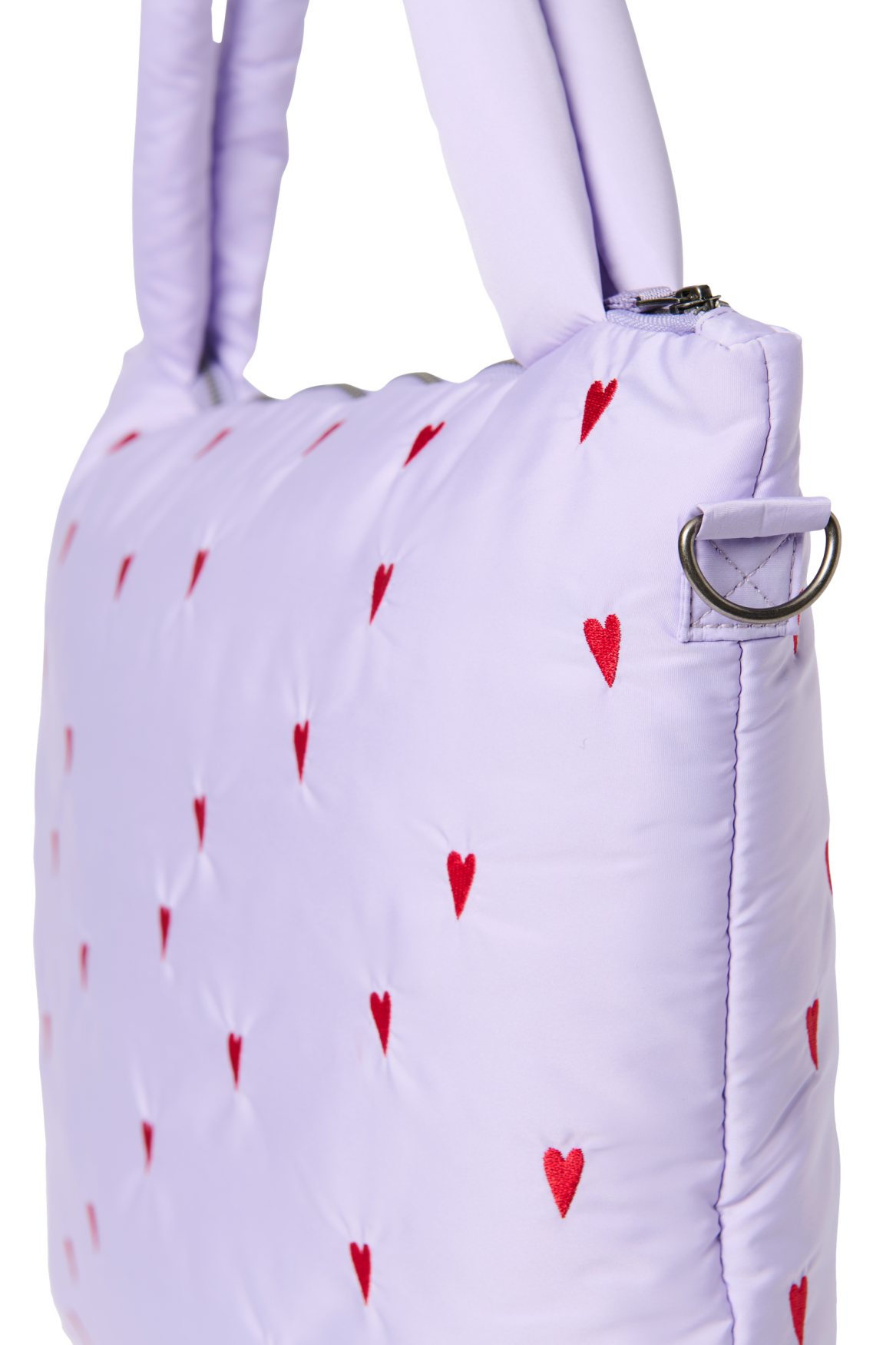 Studio Noos Puffy Wickeltasche Purple Hearts