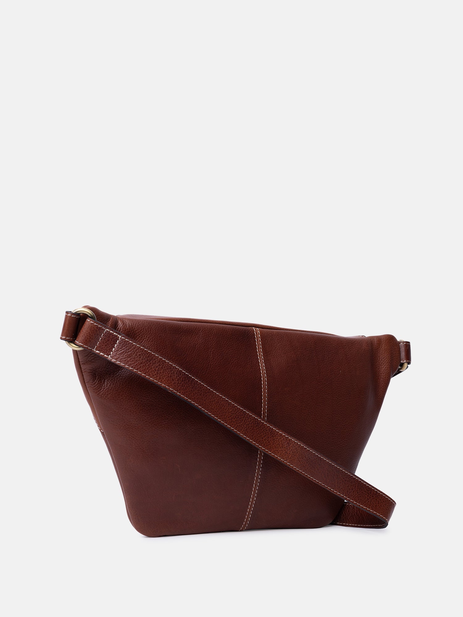 RE:DESIGNED Saya Bumbag Gürteltasche Cognac Vollleder