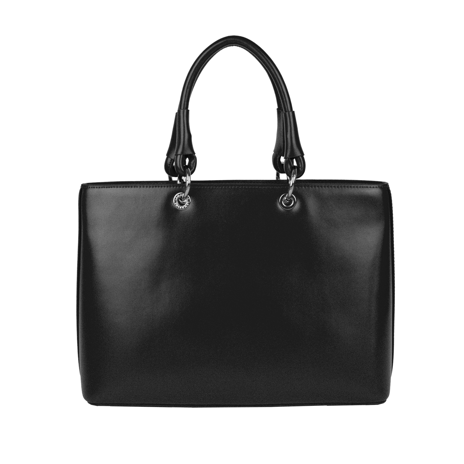 Lamarthe Caprice Handtasche Schwarz Spaltleder