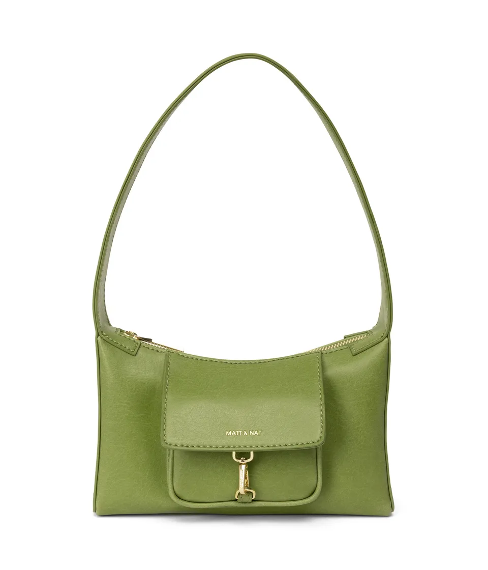Matt & Nat Loti Vintage Schultertasche Schwarz vegan