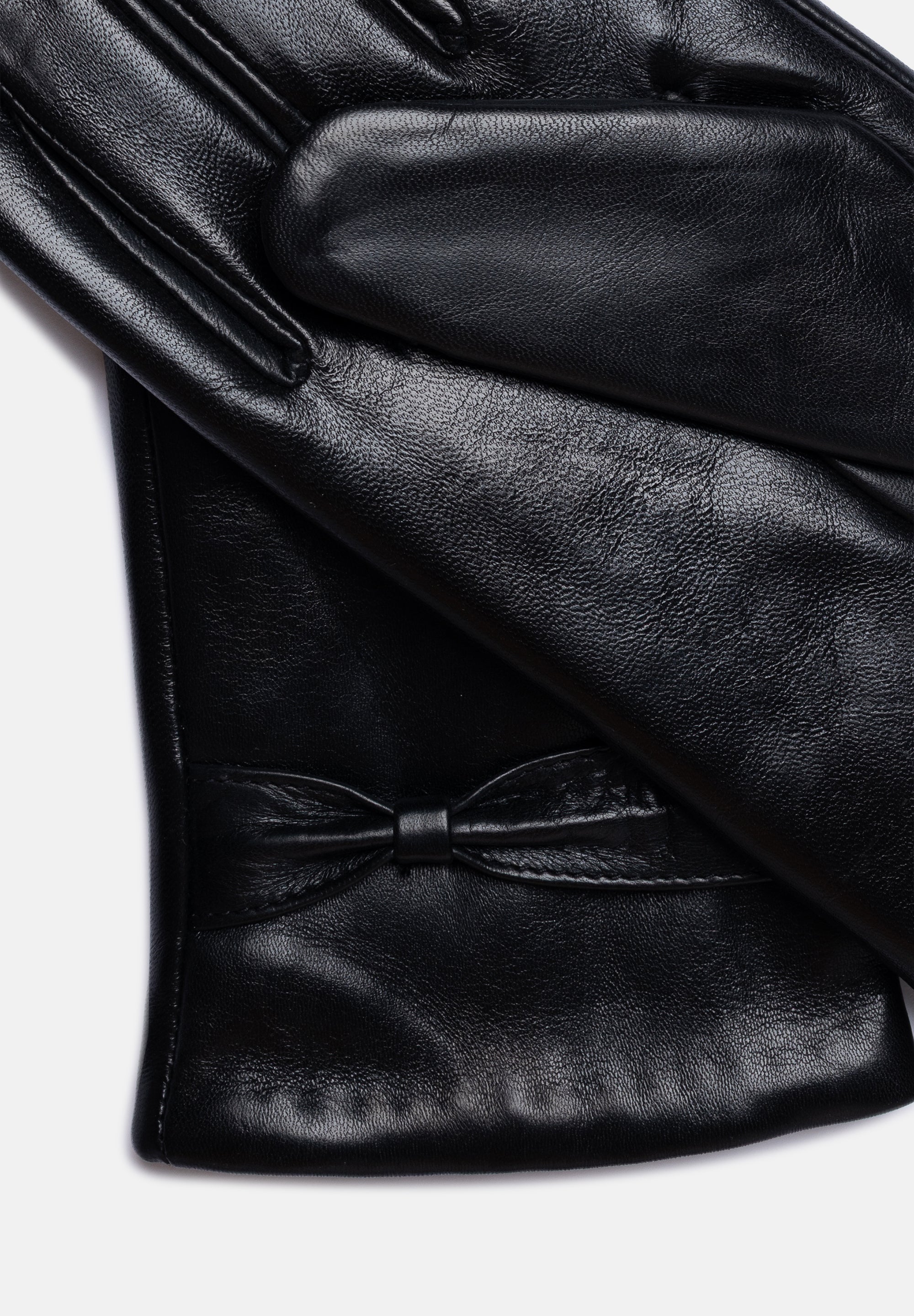 RE:DESIGNED Luba Handschuhe Schwarz Leder Touch