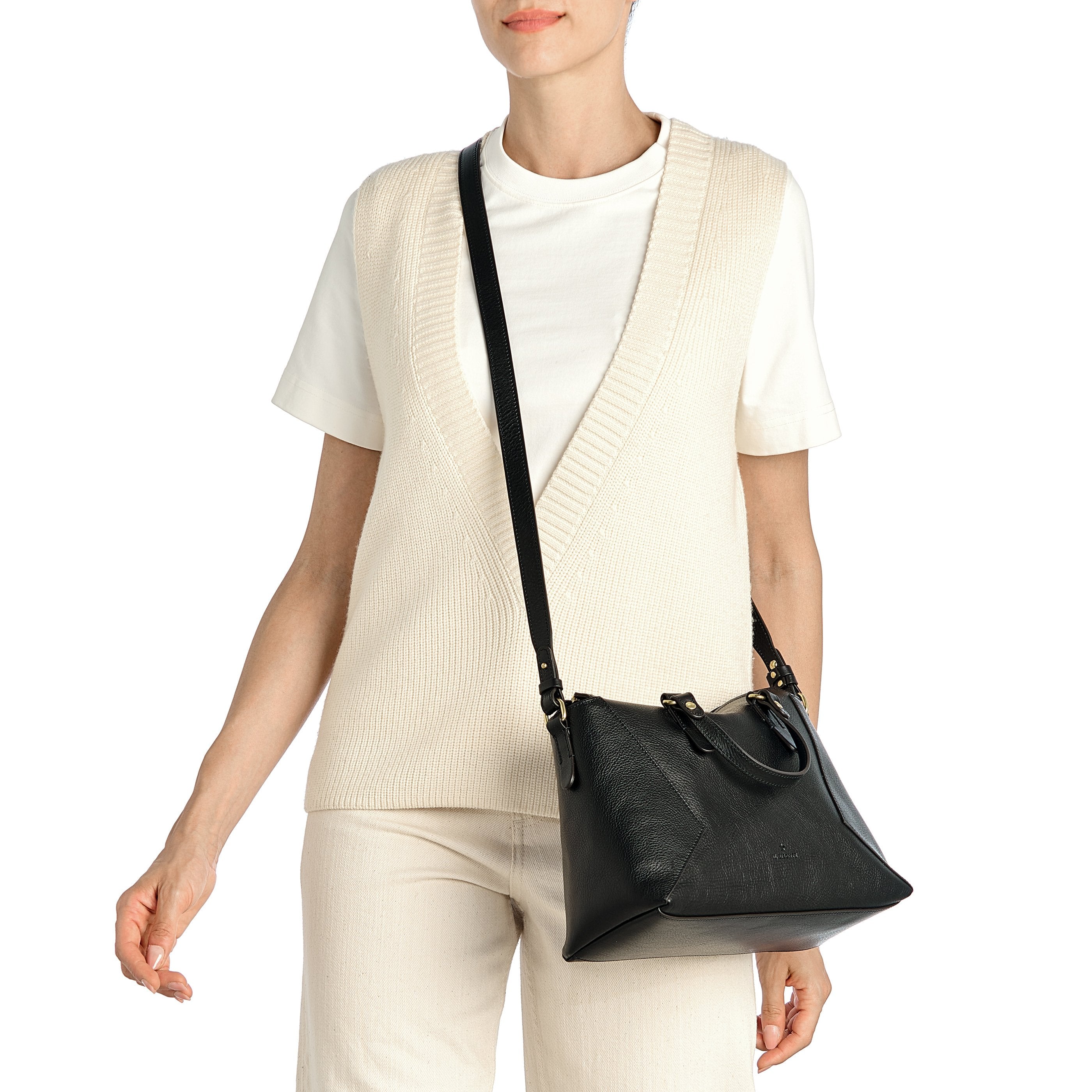 Il Bisonte Storia Boston Bag Damen Leder Handtasche