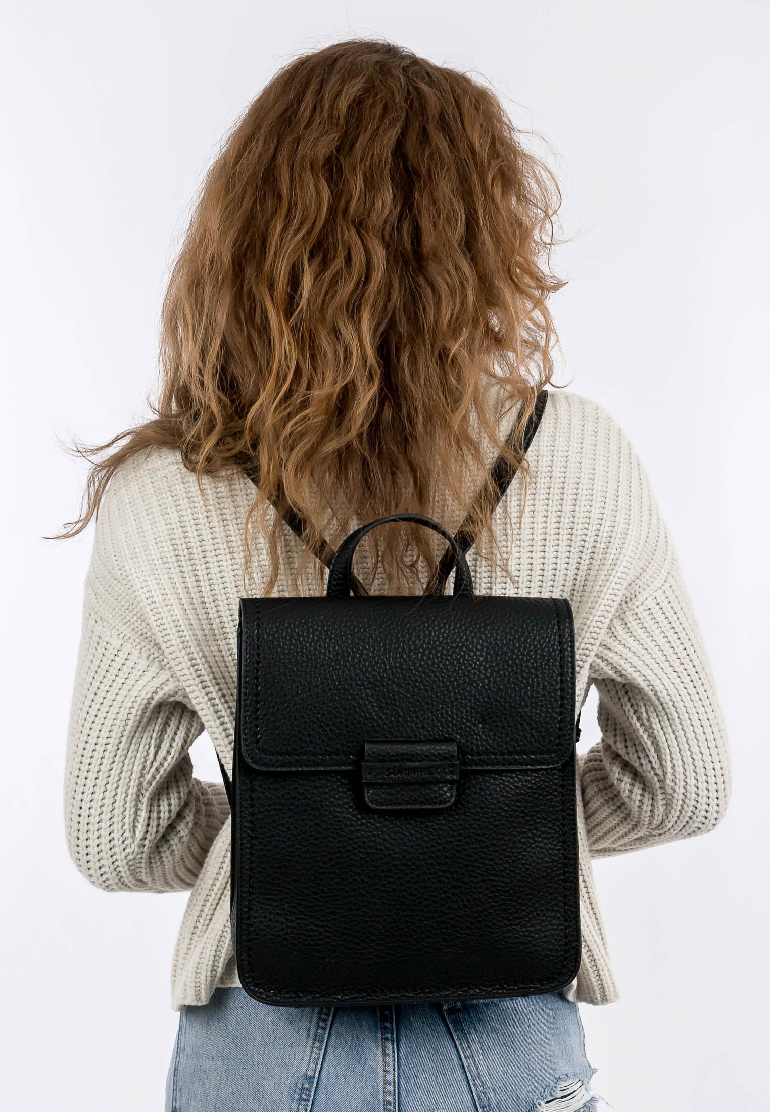 SURI FREY Berly Backpack Rucksack Schwarz Kompakt
