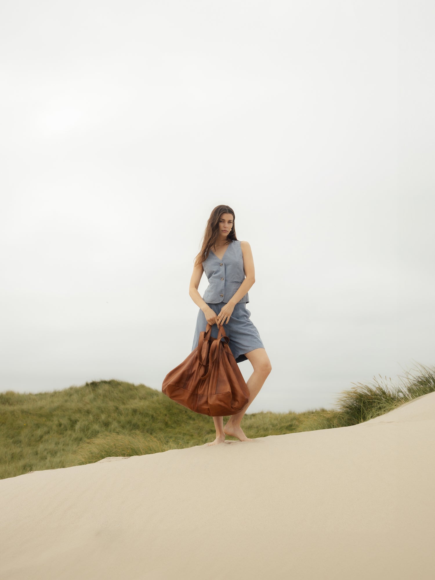 RE:DESIGNED Fie Urban 4929 Weekender Walnut Leder