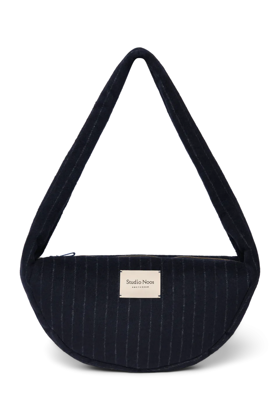 Studio Noos Flannel Chalkstripe Mini Cross Body Bag Dunkelblau