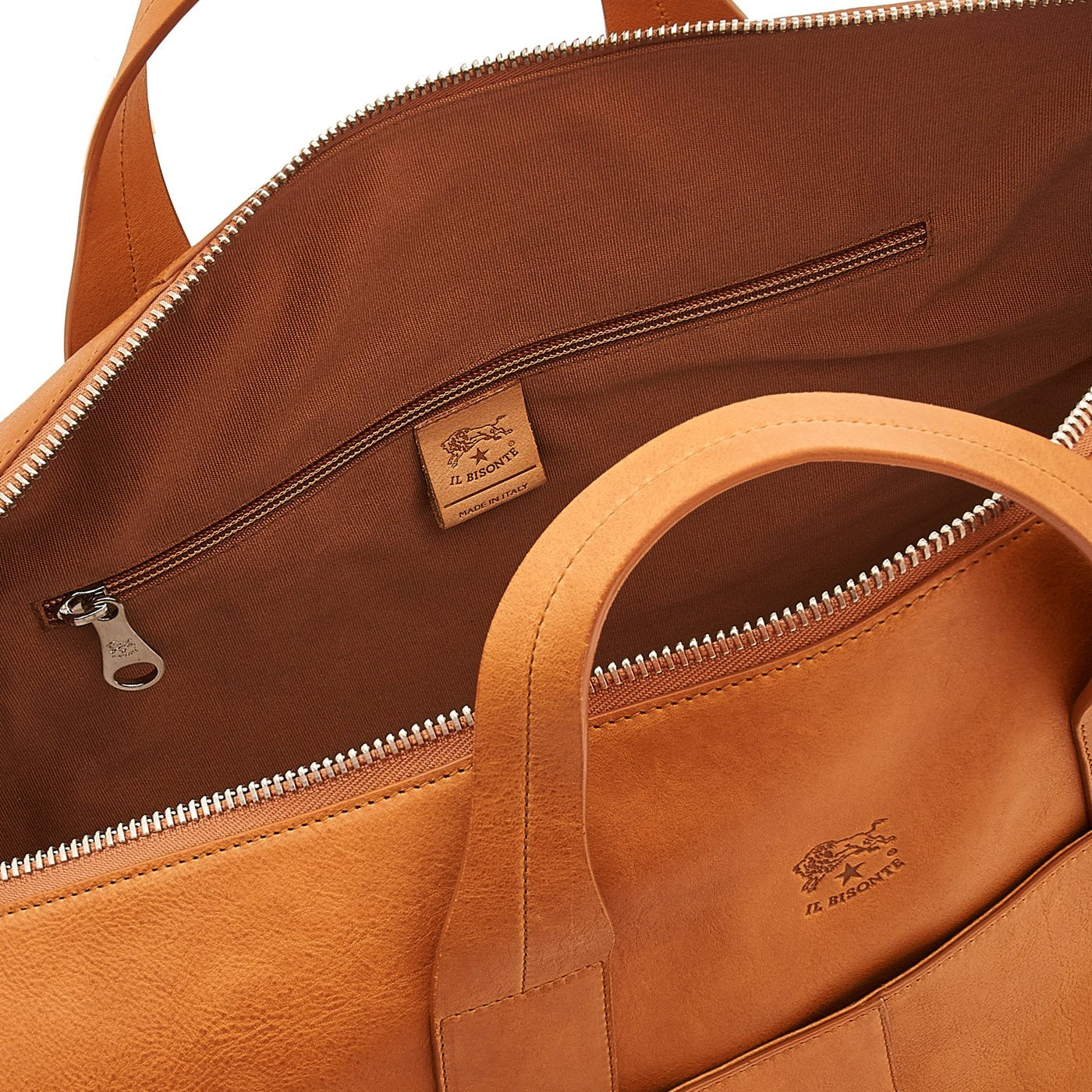 Il Bisonte Galileo Reisetasche Natur Vollleder
