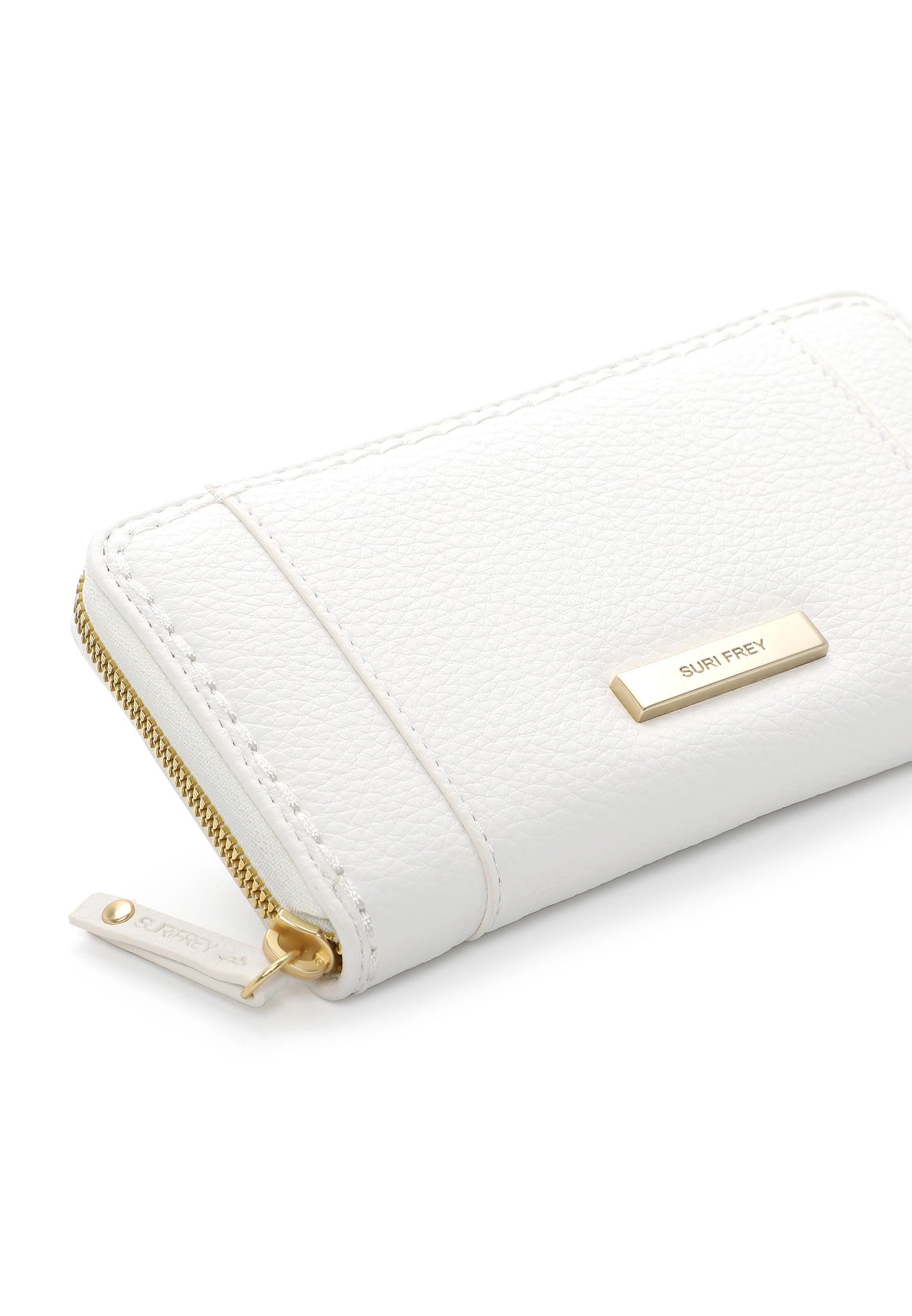 SURI FREY Ginny Geldbörse Weiß 19,5cm Zipper