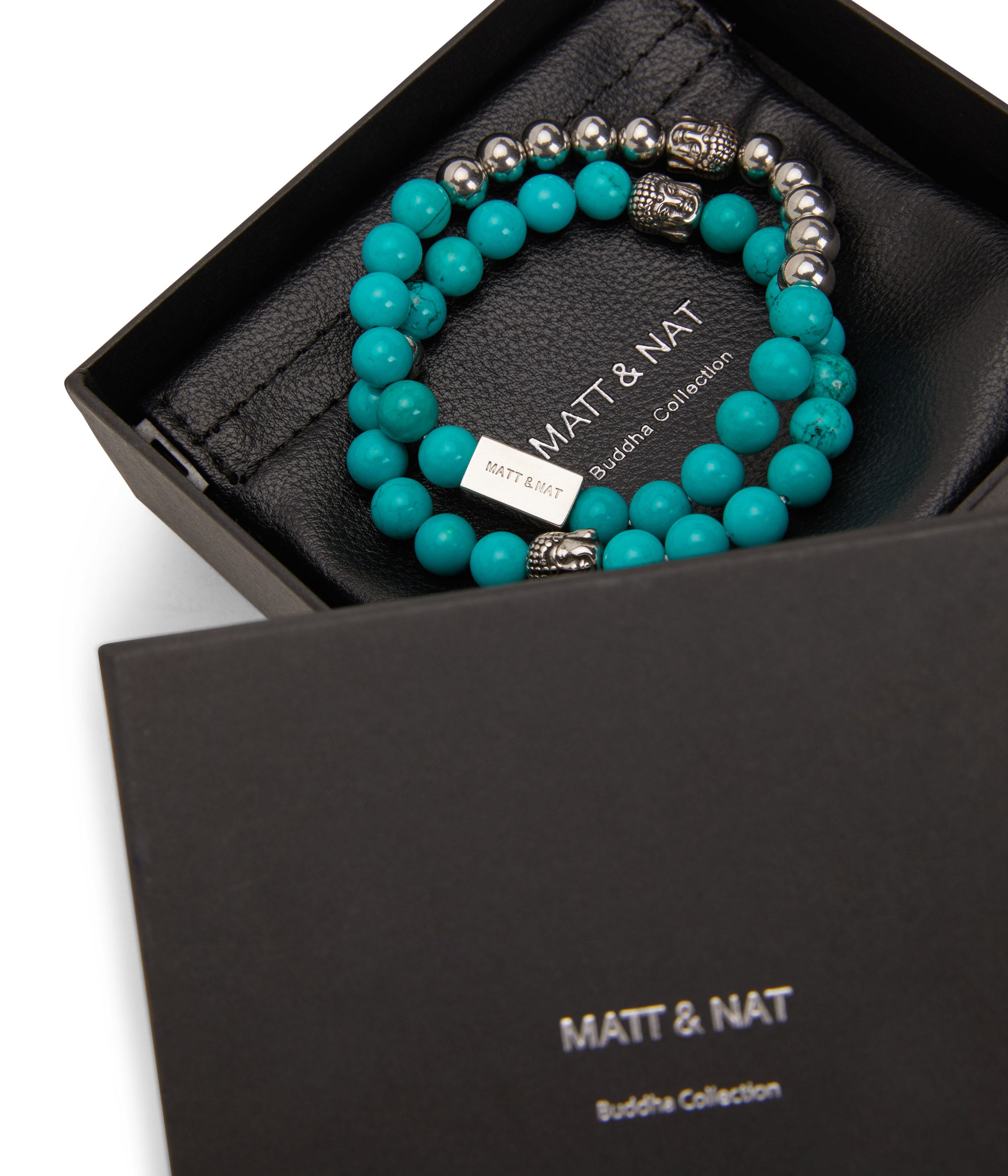 Matt & Nat Healing Armband Set Türkis 2er