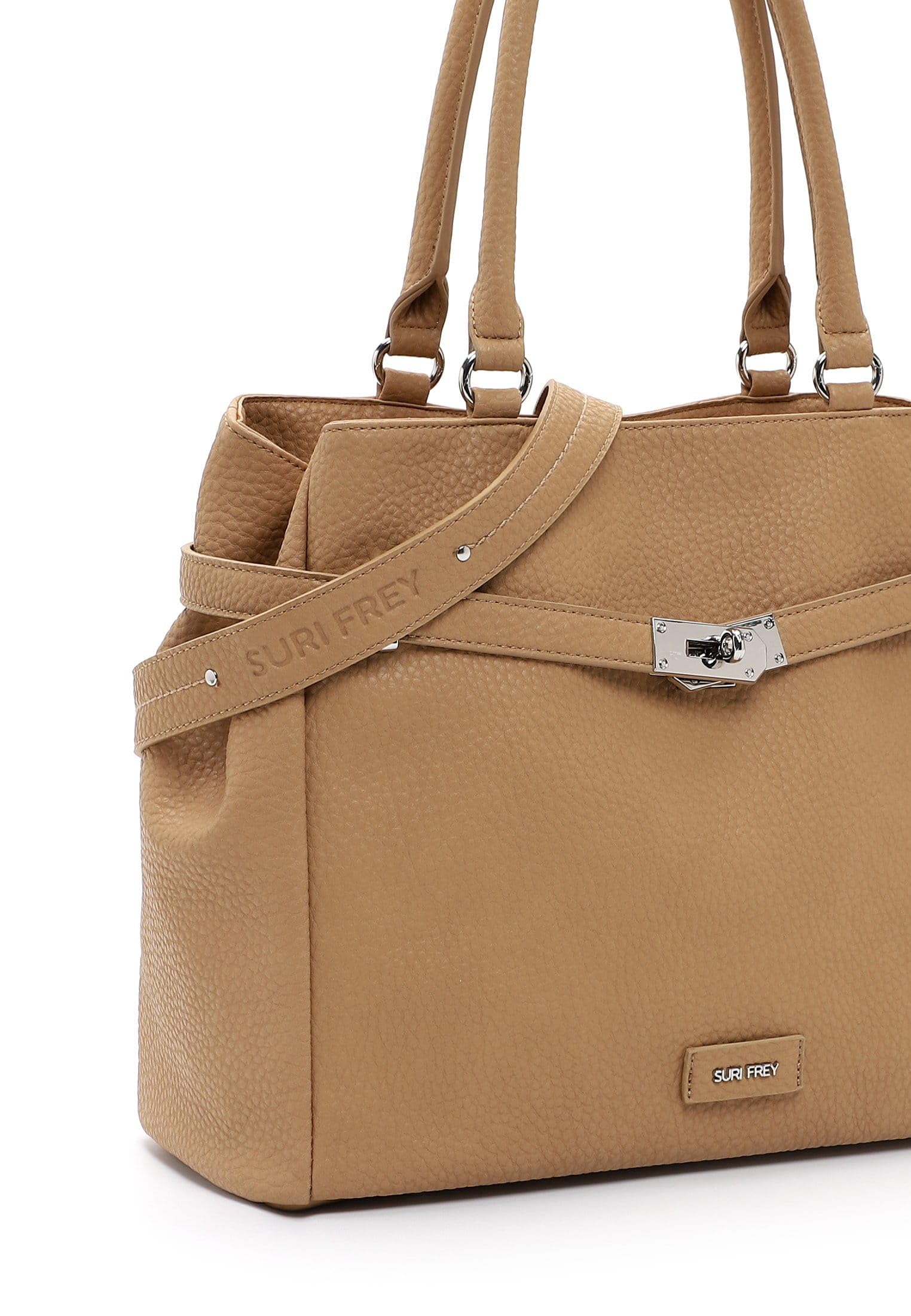 SURI FREY SFY Leony 14813 Shopper Sand mit Reißverschluss