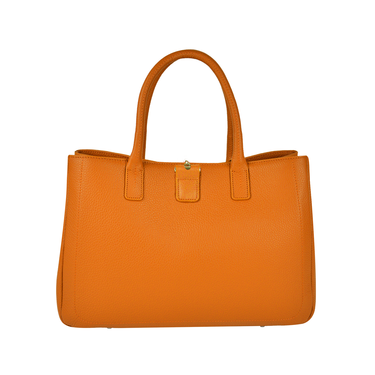 Lamarthe Paris Handtasche Orange Vollleder
