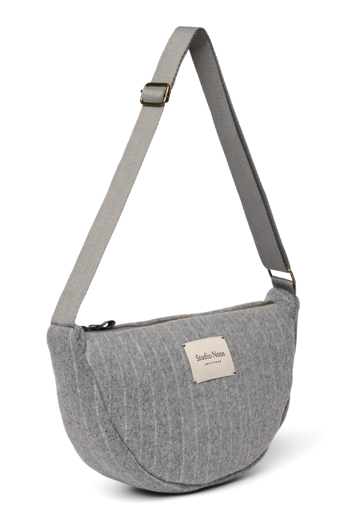 Studio Noos Flannel Chalkstripe Bauchtasche Hellgrau