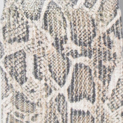 Maria la Rosa Savage Game Bag Clutch Grey Python