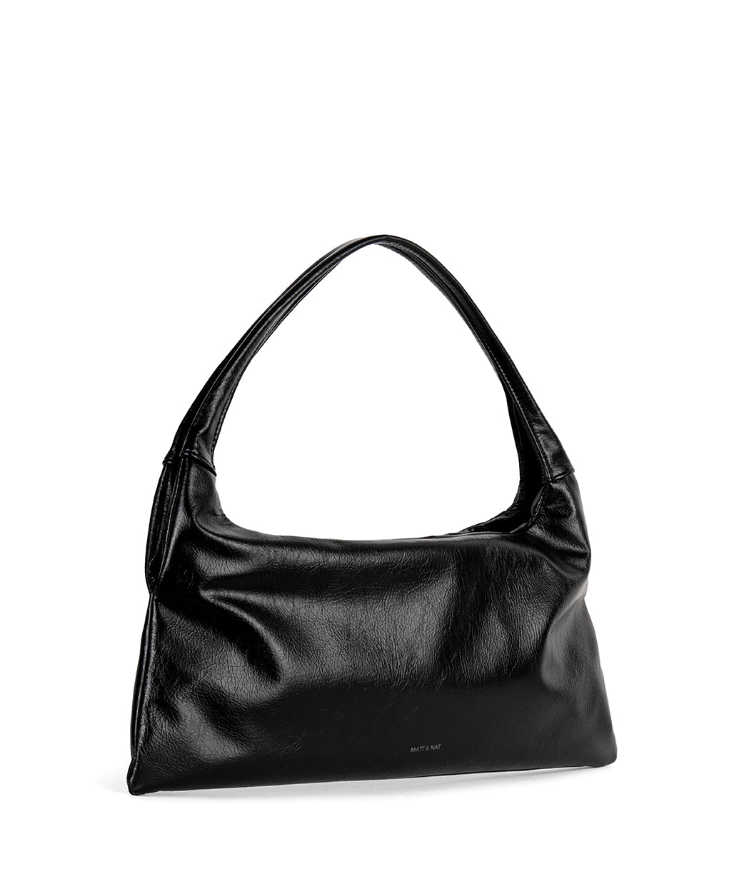 Matt & Nat Monique Theme Schultertasche Schwarz vegan