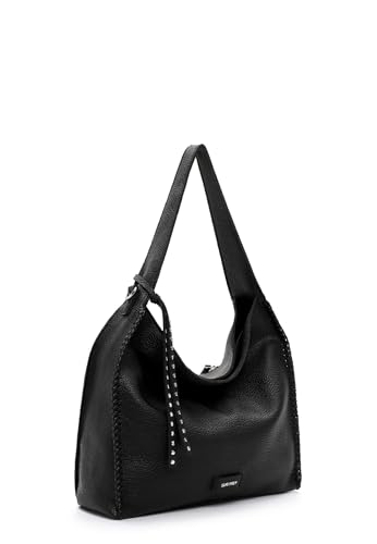 SURI FREY Franzy Hobo Bag M Schultertasche Schwarz A4