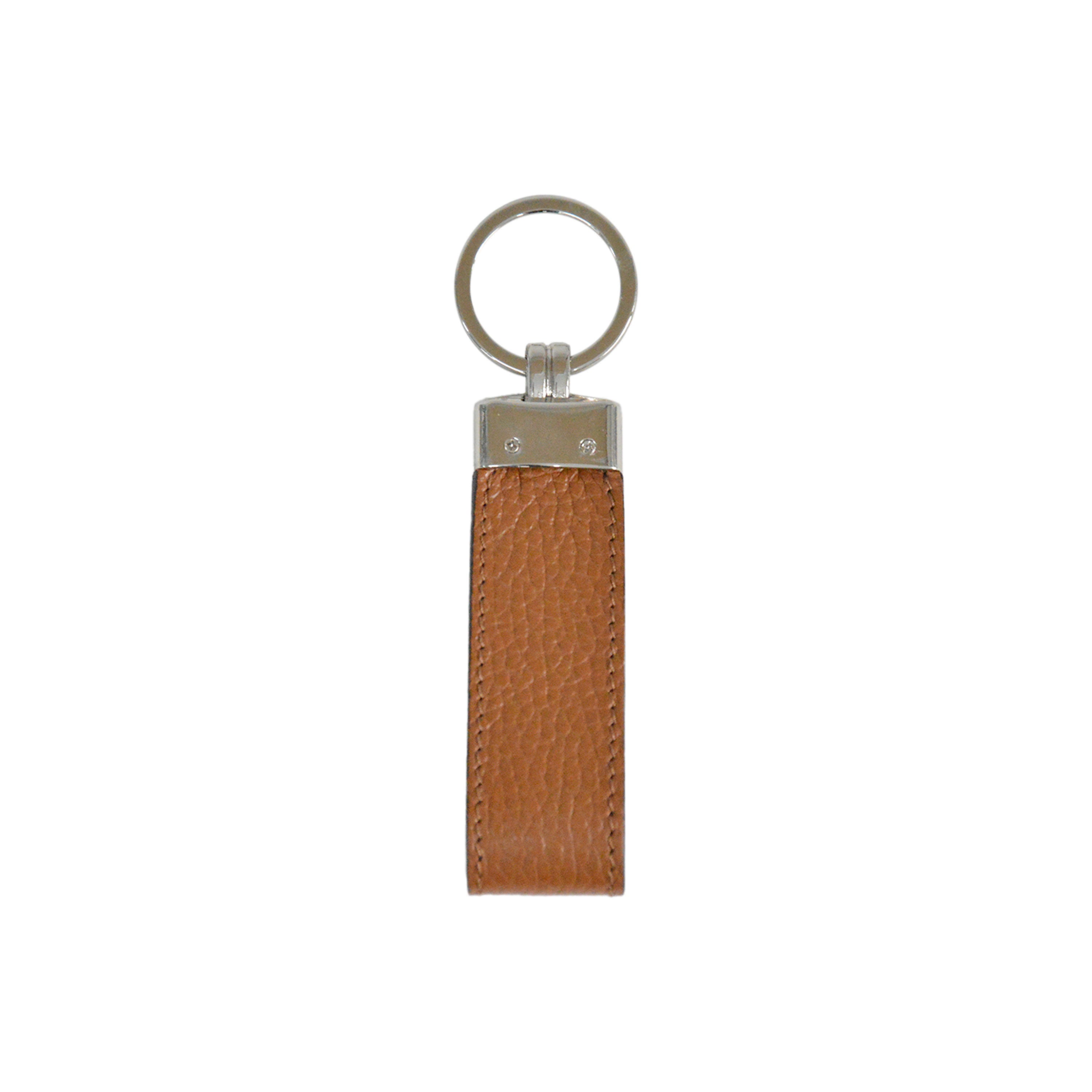Lamarthe Charms Schlüsselanhänger Leder Cognac 9cm