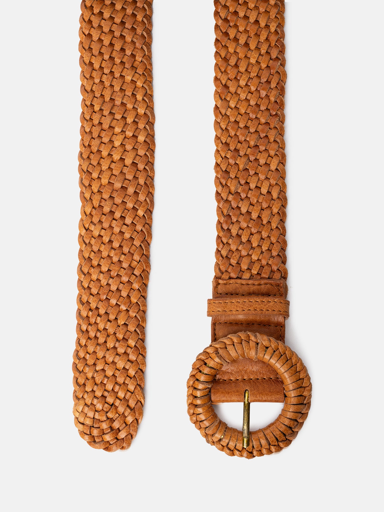 RE:DESIGNED Henley Gürtel Burned Tan Rindsleder