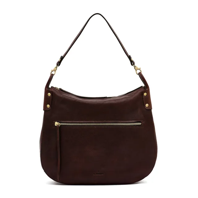 Il Bisonte Essenza Schultertasche Vollleder Vintage Zip
