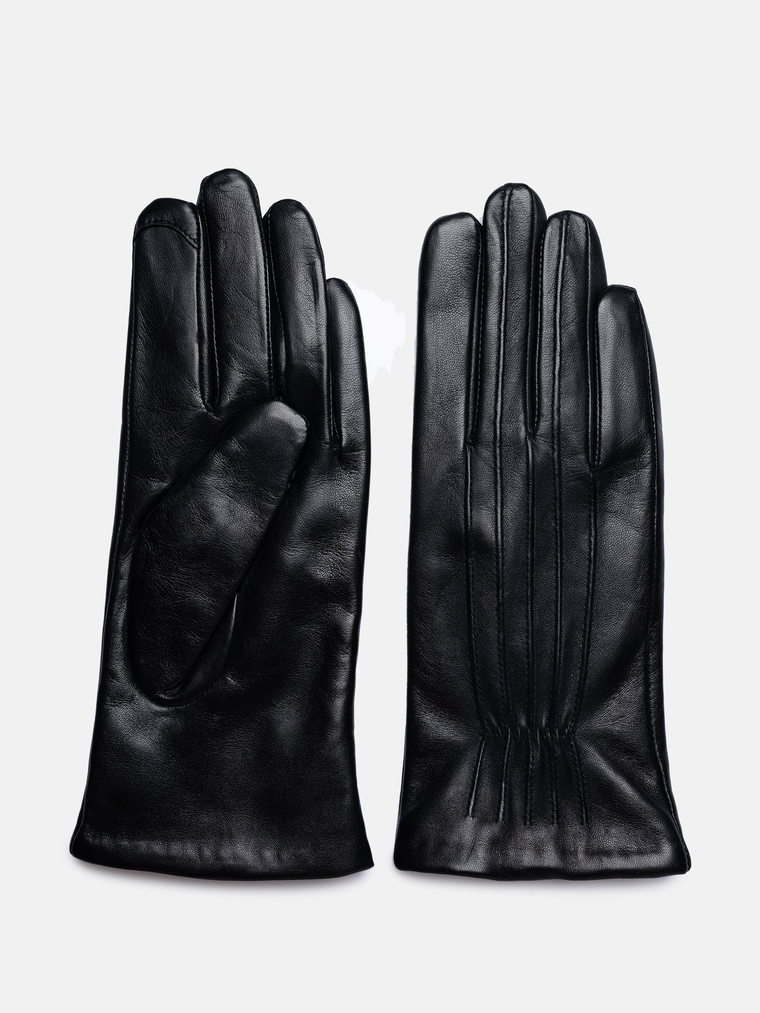 RE:DESIGNED Lacy Lederhandschuhe Schwarz Touch
