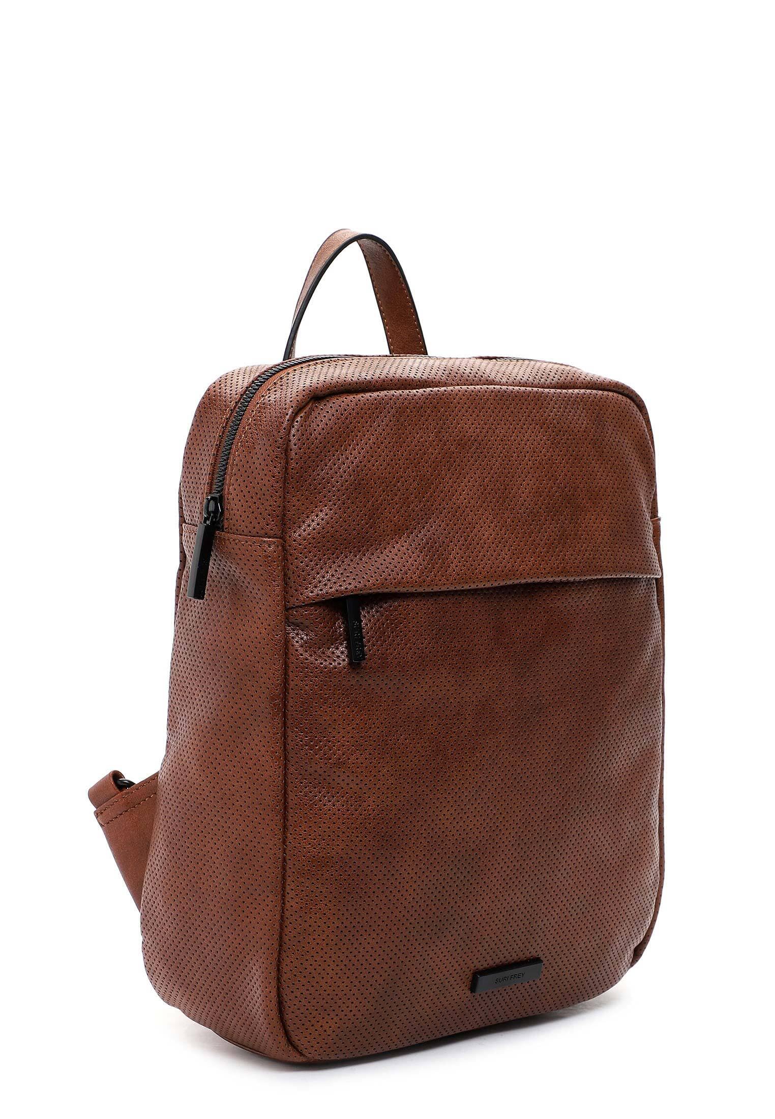 SURI FREY Celly Backpack Rucksack cognac perforiert