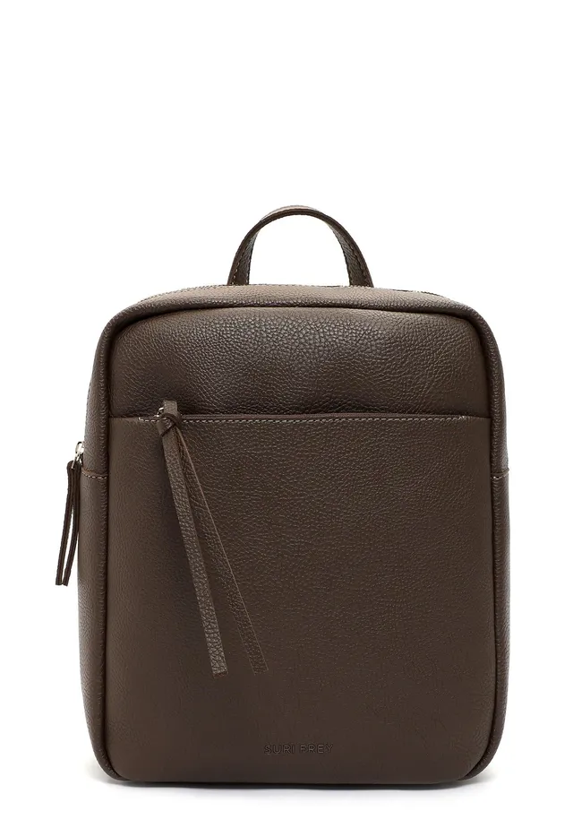 SURI FREY Orry Rucksack Mud Braun genarbt