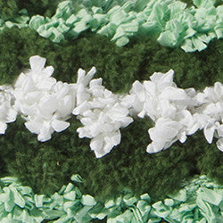Maria la Rosa Moss Bag Clutch Grün Häkel-Optik
