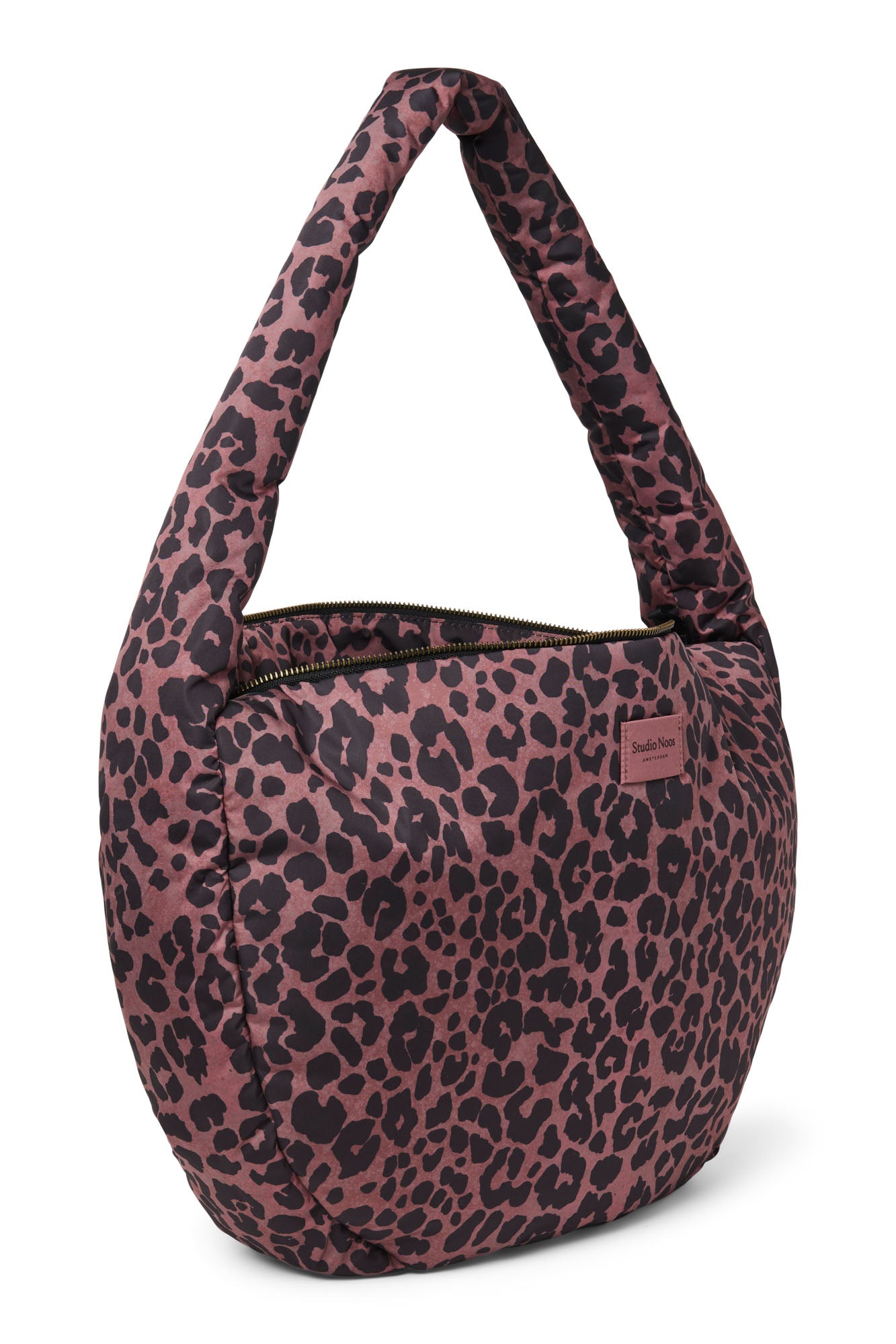 Studio Noos Puffy Umhängetasche Red Leopard Laptop