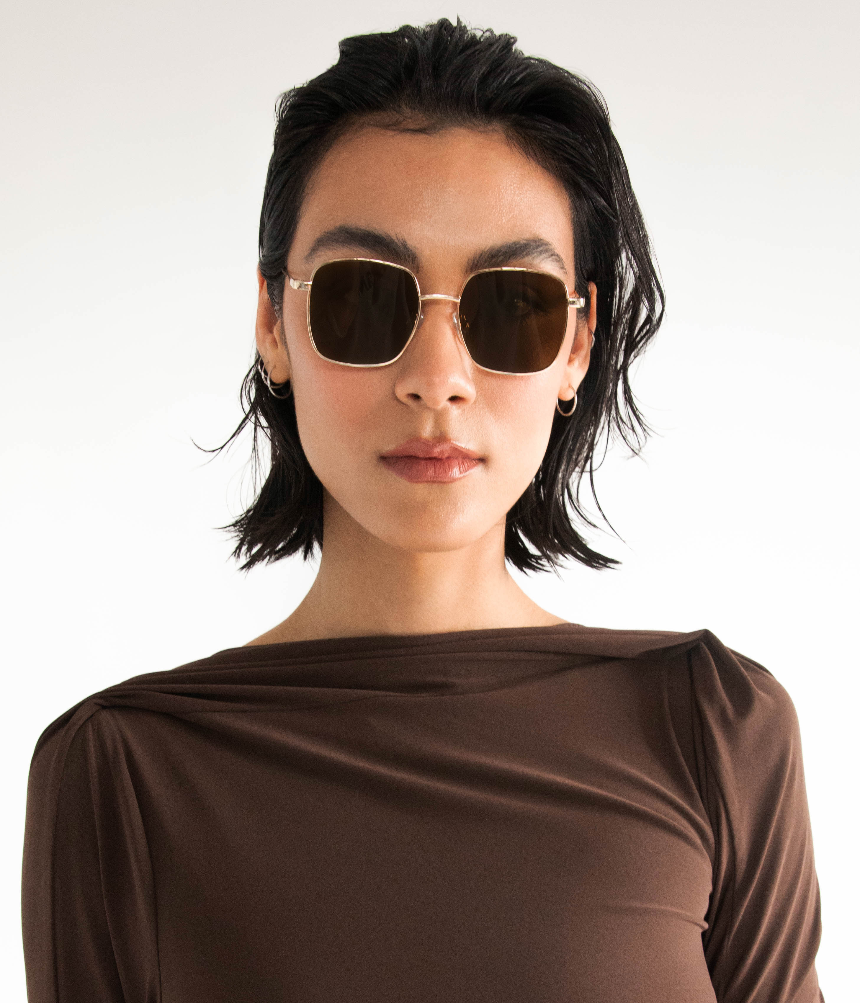 Matt & Nat Kayasm Sonnenbrille Braun polarisiert