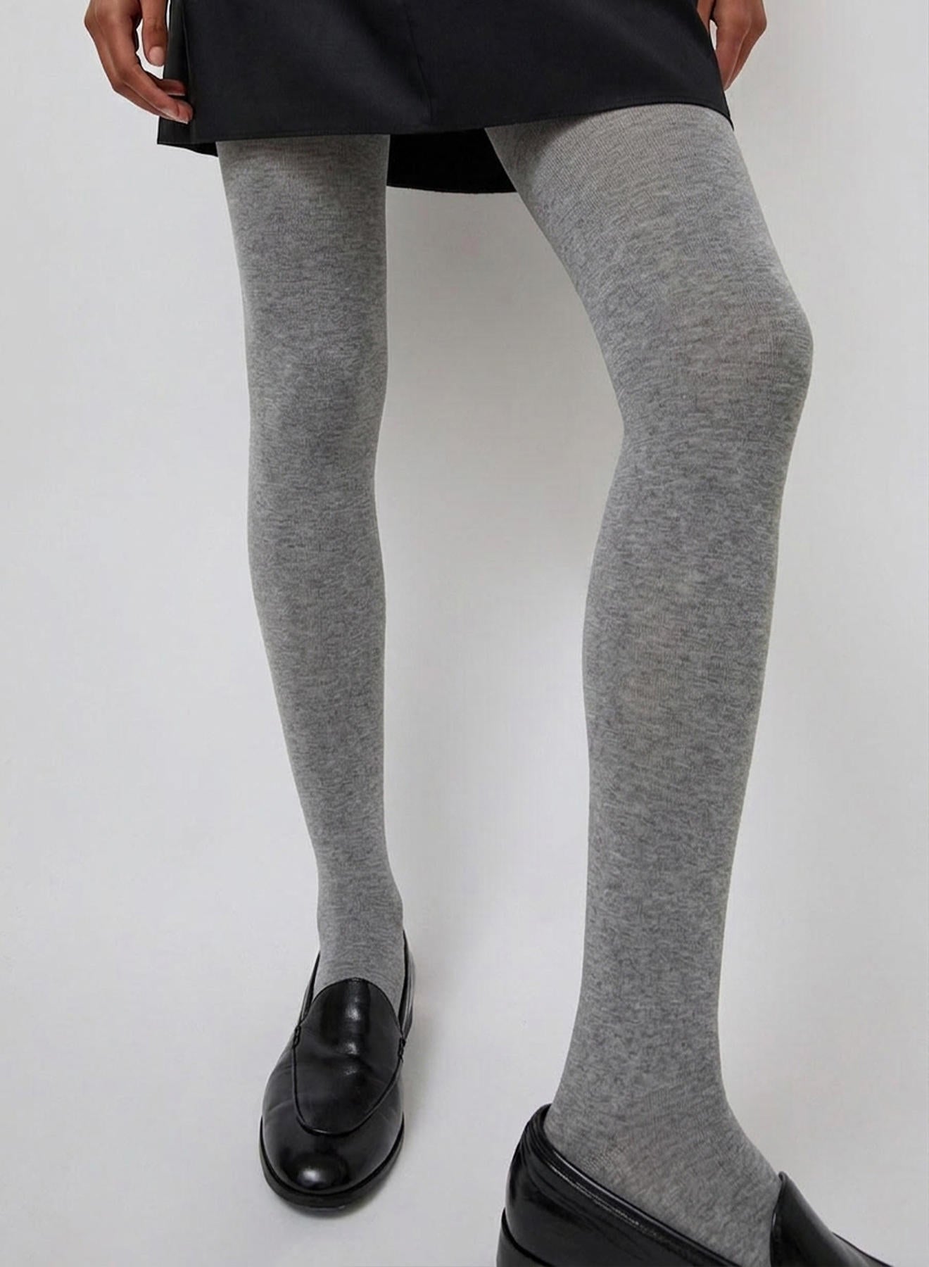 Maria la Rosa Cotton Liebe Strumpfhose Schwarz Baumwolle