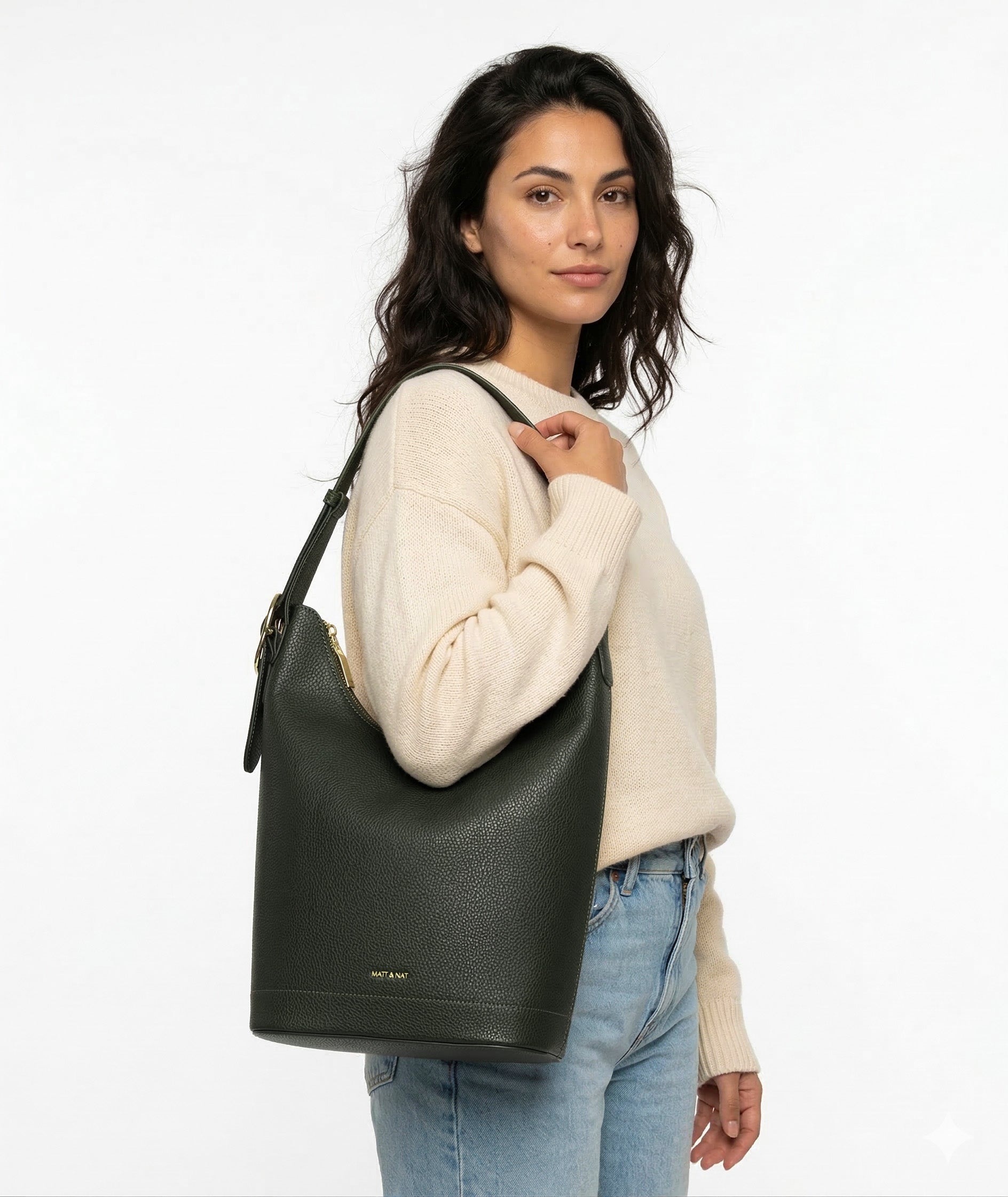 Matt & Nat Jesa Grain Hobo Bag Rosemary vegan