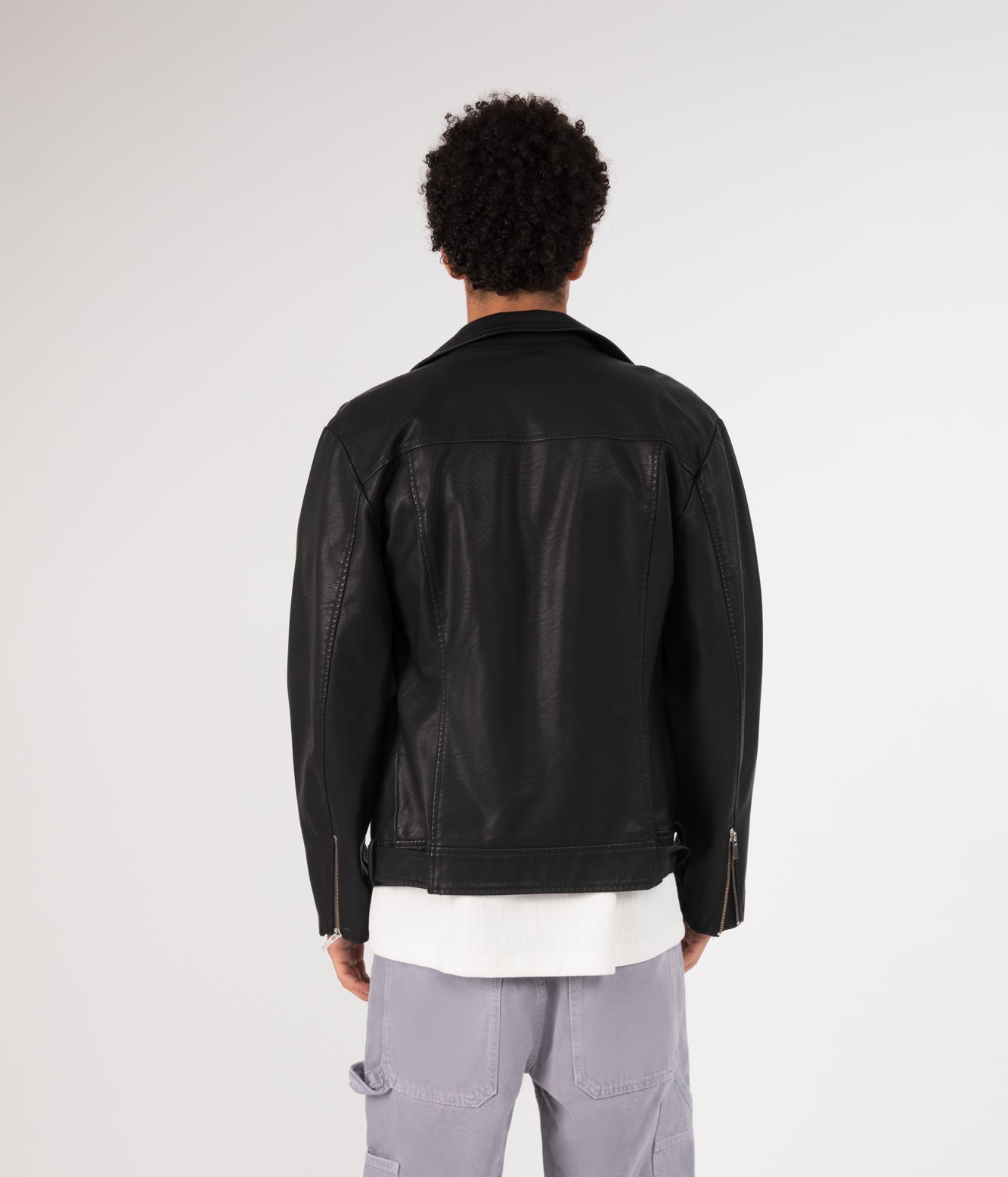 Matt & Nat Dalex Motorradjacke Herren schwarz vegan Gr. M