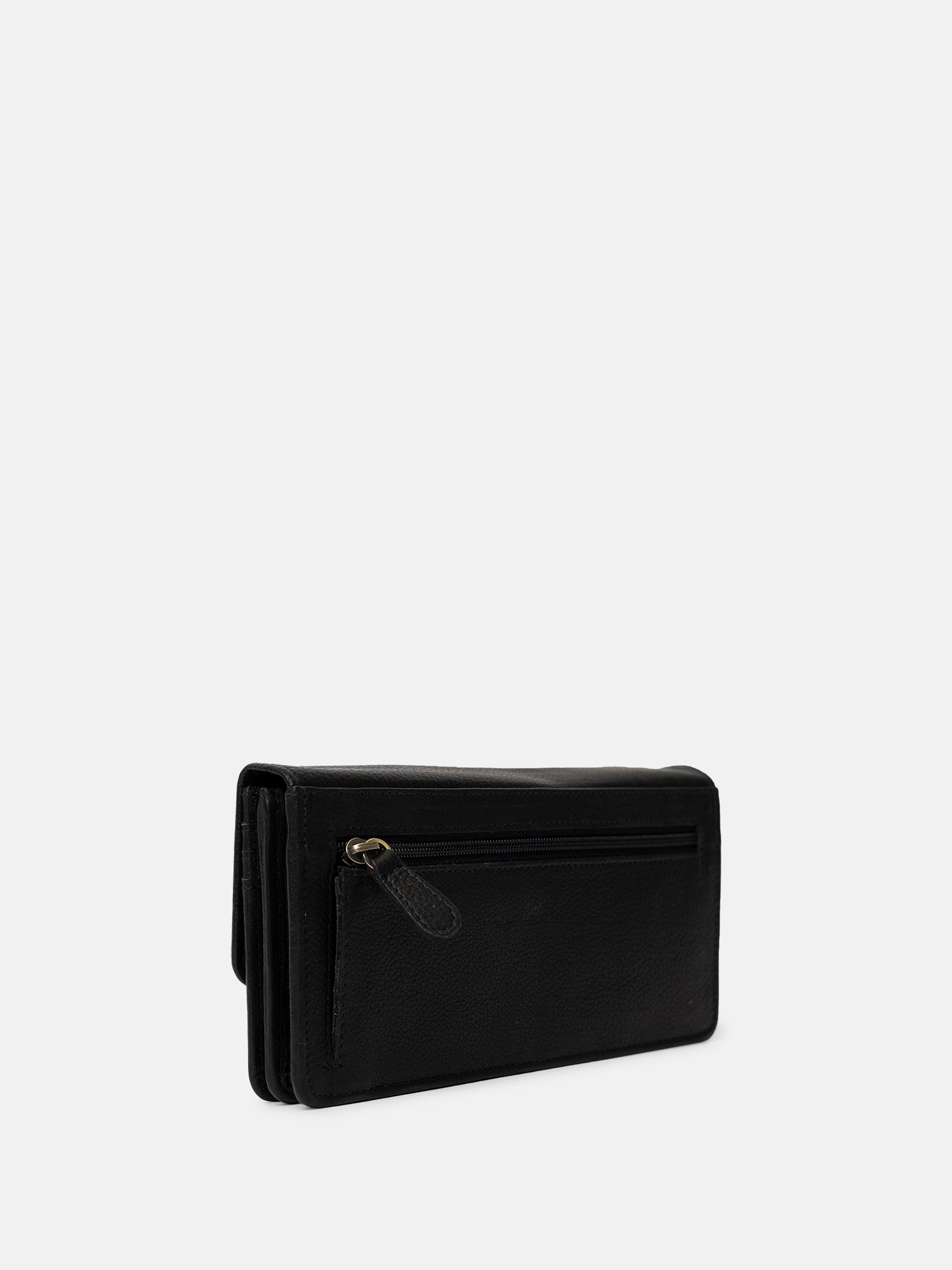 RE:DESIGNED Moa Wallet Big Geldbörse Schwarz Leder