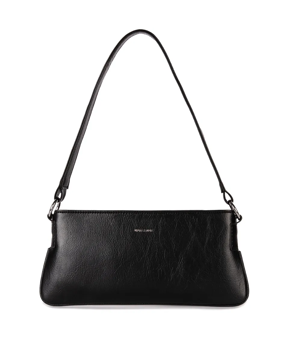 Matt & Nat Yvonne Theme Schultertasche Schwarz vegan